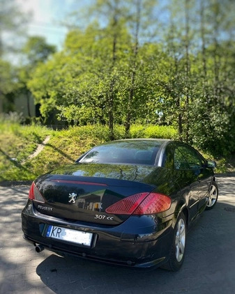 Peugeot 307 CC cena 6500 przebieg: 195000, rok produkcji 2005 z Kraków małe 56